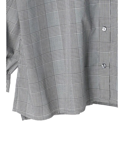 AMERICAN HOLIC（アメリカンホリック）の「イージーケアバンドカラー袖ボリュームブラウス（シャツ/ブラウス・レディース・ブラック/ライトグリーン/アイボリー/その他9・M/L）」の11枚目の写真