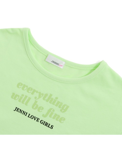 JENNI love（ジェニィラブ）の「ラウンドヘムスリットロング丈ロンT（Tシャツ/カットソー・キッズ・オフホワイト/グレー/ミント・130cm/150cm/140cm/160cm）」の19枚目の写真