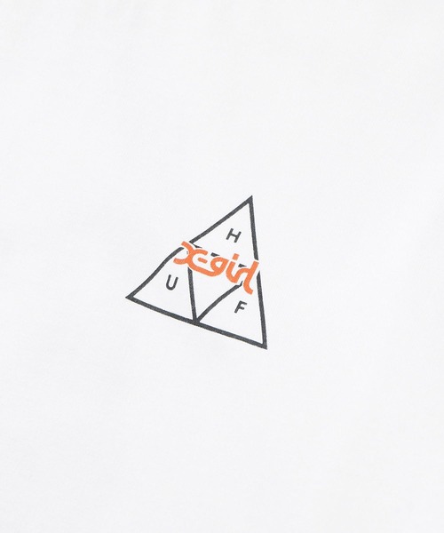 X-girl（エックスガール）の「X-girl × HUF S/S RELAX TEE（Tシャツ/カットソー・レディース・ホワイト/ブラック/イエロー・S/M/L）」の18枚目の写真