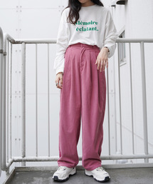 コーデュロイタックパンツ