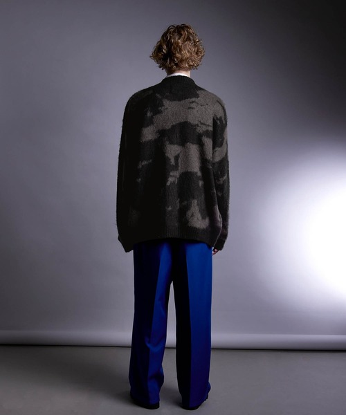 ENDER PRODUCTS(エンダープロダクツ)の「タイダイパターンモヘアライクジャガード編み ビッグシルエットVネックニットカーディガン【ENDER PRODUCTS/エンダープロダクツ】(カーディガン/ボレロ・メンズ・ブラック系/ホワイト系/ベージュ系・M/L)」の17枚目の写真