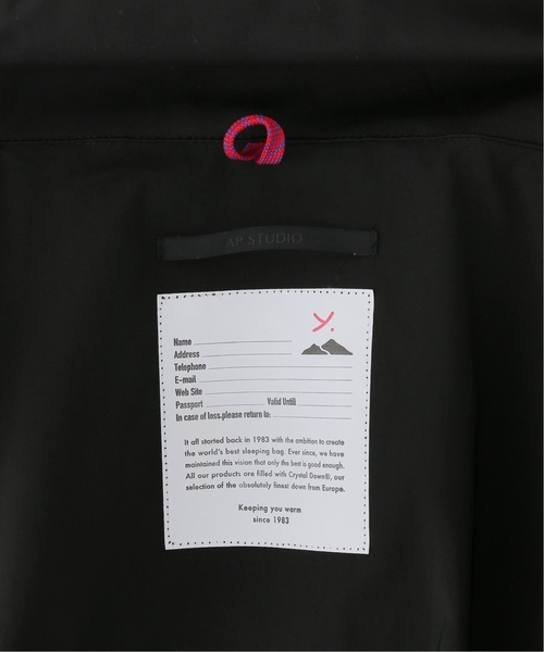 YDOT（ワイドット）の「【Y(dot) BY NORDISK 】別注オーバーフィールドジャケット（マウンテンパーカー・レディース・ブラック・FREE）」の8枚目の写真