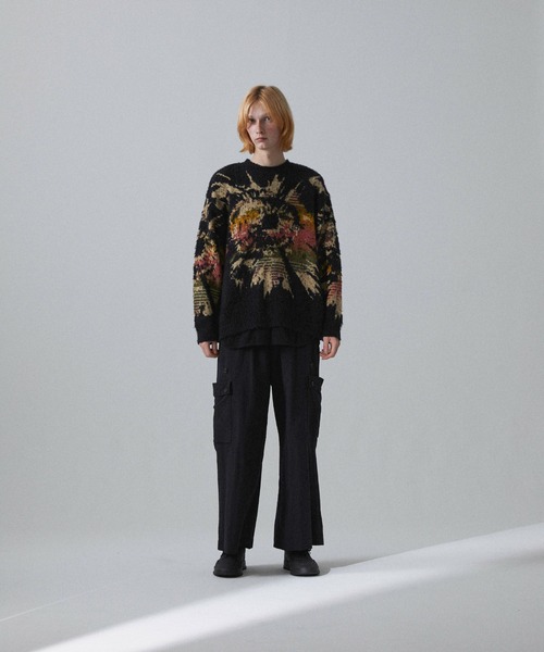 Iroquois（イロコイ）の「5G EYE DYE P/O（ニット/セーター・メンズ・ワインレッド/ブラック/ラベンダー・2/1/3）」の19枚目の写真