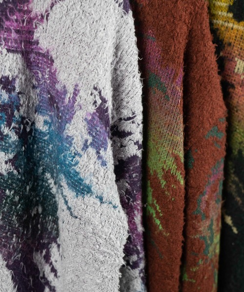 Iroquois（イロコイ）の「5G EYE DYE P/O（ニット/セーター・メンズ・ワインレッド/ブラック/ラベンダー・2/1/3）」の11枚目の写真