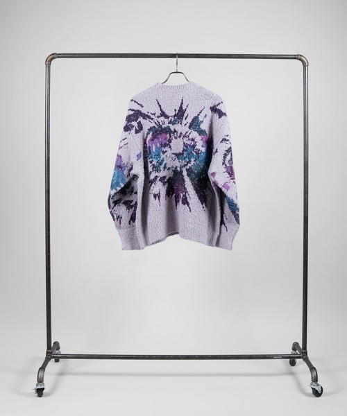 Iroquois（イロコイ）の「5G EYE DYE P/O（ニット/セーター・メンズ・ワインレッド/ブラック/ラベンダー・2/1/3）」の14枚目の写真