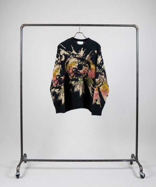 Iroquois（イロコイ）の「5G EYE DYE P/O（ニット/セーター・メンズ・ワインレッド/ブラック/ラベンダー・2/1/3）」の12枚目の写真