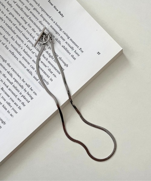 prose verse（プロズヴェール）の「ショートスネークネックレス（その他ヘアアクセサリー・レディース・シルバー/ゴールド・ﾌﾘ-）」の8枚目の写真