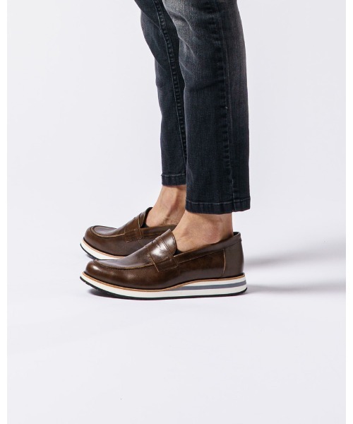 wjk（ダヴルジェイケイ）の「loafer sneakers（ローファー・メンズ・ブラック/ダークブラウン・41/43/42）」の4枚目の写真