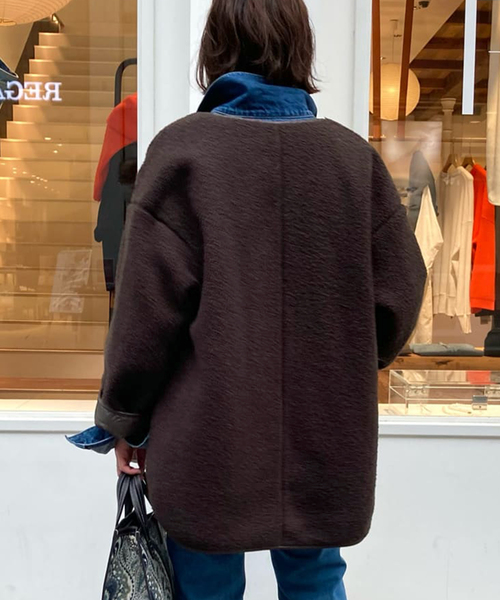 セール】キルティング*ボア2wayブルゾン（ブルゾン）｜FRAMeWORK