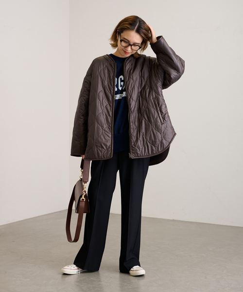 FRAMeWORK（フレームワーク）の「キルティング*ボア2wayブルゾン