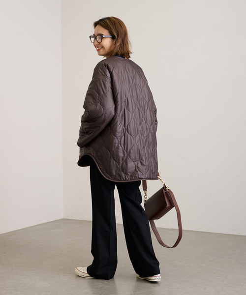 FRAMeWORK（フレームワーク）の「キルティング*ボア2wayブルゾン