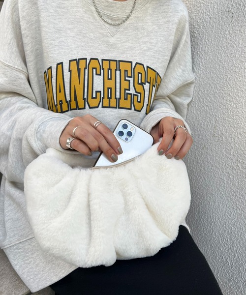 ノットハンドルファーバッグ