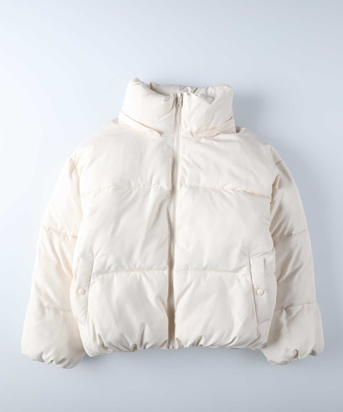 HONEYSUCKLE ROSE（ハニーサックルローズ）の「【HONEYSUCKLE ROSE】ショート中綿ジャケット（ブルゾン・レディース・オフホワイト/ベージュ/ブラック・M/L）」の10枚目の写真