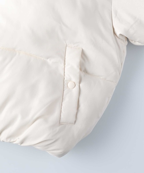 HONEYSUCKLE ROSE（ハニーサックルローズ）の「【HONEYSUCKLE ROSE】ショート中綿ジャケット（ブルゾン・レディース・オフホワイト/ベージュ/ブラック・M/L）」の8枚目の写真