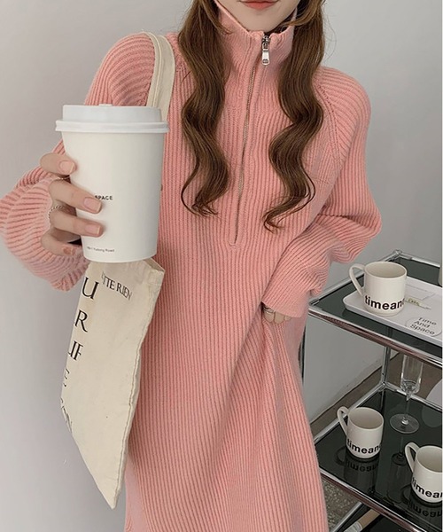 ハーフzipニットワンピース ワンピース R アール のファッション通販 Zozotown