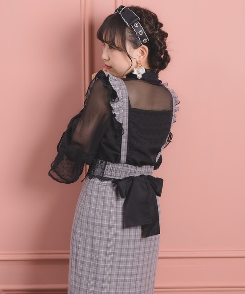 ROJITA(ロジータ)の「サス付マーメイドスカート(スカート・レディース・ブラック/グレー/ピンク・FREE)」の14枚目の写真