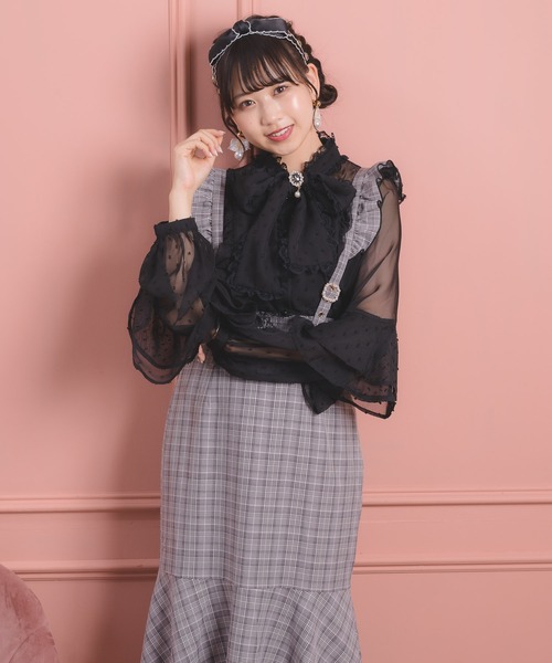 ROJITA(ロジータ)の「サス付マーメイドスカート(スカート・レディース・ブラック/グレー/ピンク・FREE)」の19枚目の写真