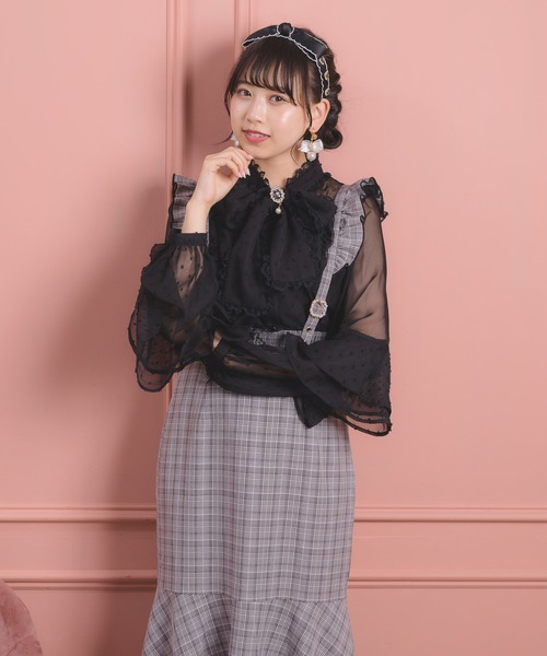 ROJITA(ロジータ)の「サス付マーメイドスカート(スカート・レディース・ブラック/グレー/ピンク・FREE)」の20枚目の写真