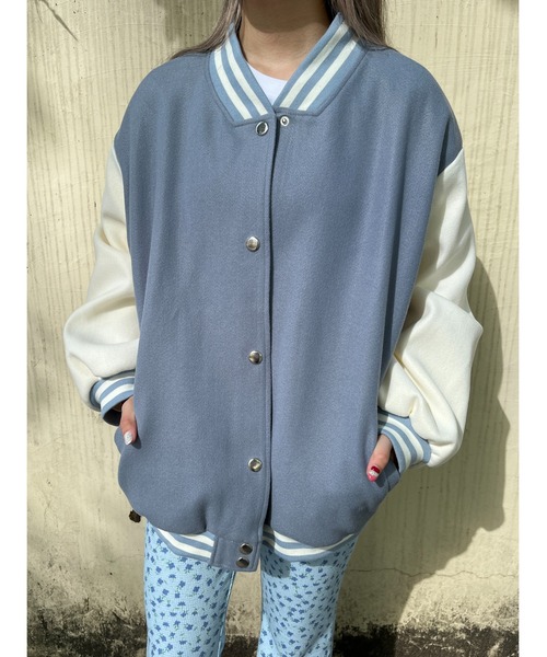 WC（ダブル シー）の「ラインスタジャン（スタジャン・レディース・ブラック/オレンジ/サックスブルー・FREE）」の2枚目の写真