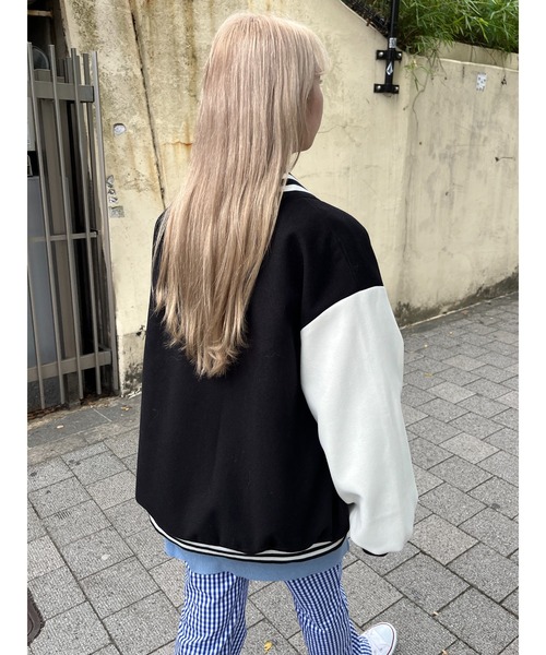 WC（ダブル シー）の「ラインスタジャン（スタジャン・レディース・ブラック/オレンジ/サックスブルー・FREE）」の12枚目の写真