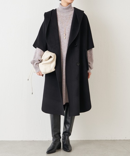 BEARDSLEY（ビアズリー）の「フードポンチョコート（その他アウター