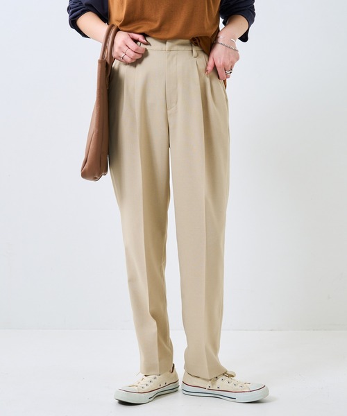 ハイウエストテーパードパンツ（スラックス）｜FREAK'S STORE（フリークスストア）