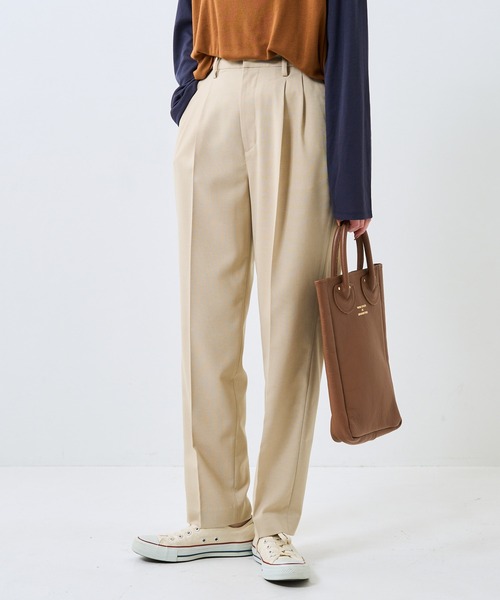 ハイウエストテーパードパンツ（スラックス）｜FREAK'S STORE（フリークスストア）