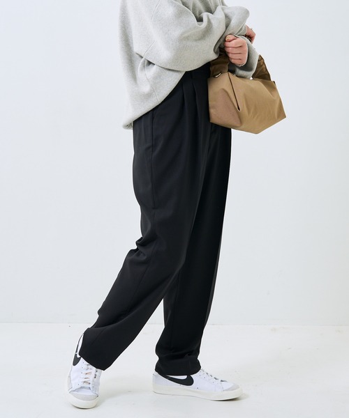 ハイウエストテーパードパンツ（スラックス）｜FREAK'S STORE（フリークスストア）