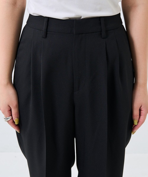 ハイウエストテーパードパンツ（スラックス）｜FREAK'S STORE（フリークスストア）