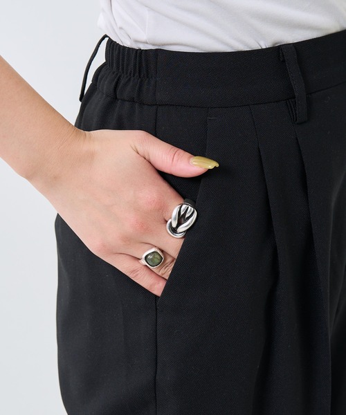 ハイウエストテーパードパンツ（スラックス）｜FREAK'S STORE（フリークスストア）