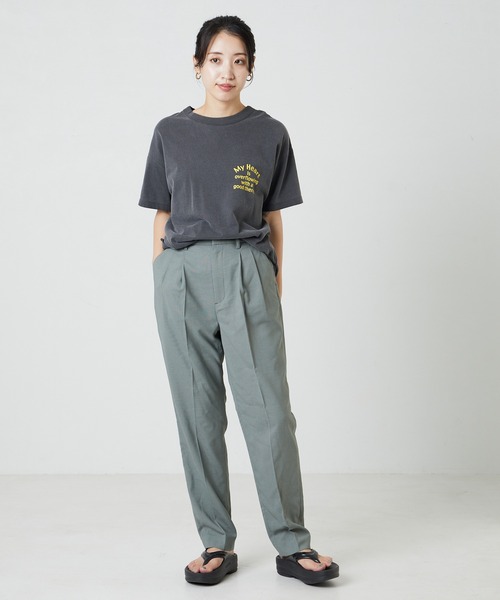 ハイウエストテーパードパンツ（スラックス）｜FREAK'S STORE（フリークスストア）