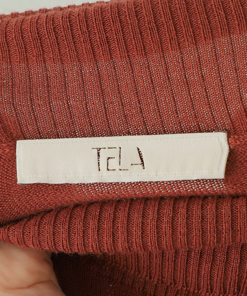 TELA（テラ）の「■■【TELA/テラ】ソデニジュウタートルニット（ニット/セーター・レディース・オレンジ・MEDIUM）」の13枚目の写真