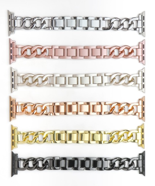 Urban Coral(アーバンコーラル)の「Apple Watch Band / アップルウォッチ バンド チェーン / Urban Coral(デジタル腕時計・レディース・ブラック/ピンク/シルバー/ピンクゴールド/ゴールド系その他/ゴールド・40mm/44mm)」の9枚目の写真