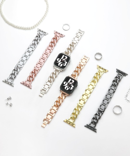 Apple Watch Band / アップルウォッチ バンド チェーン / Urban Coral