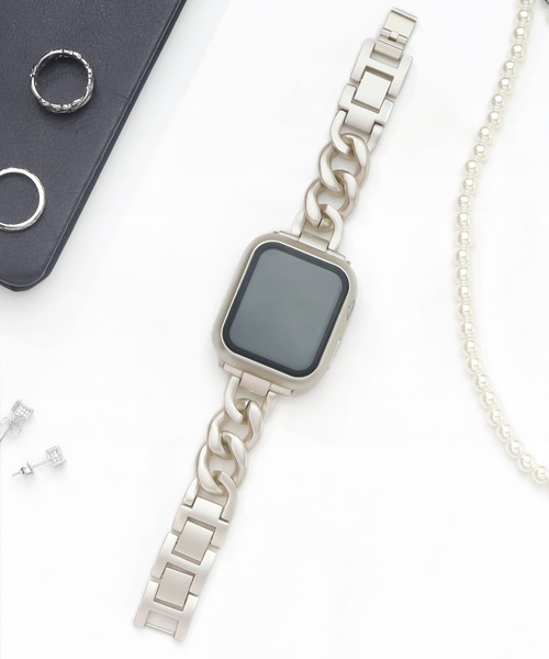 Urban Coral(アーバンコーラル)の「Apple Watch Band / アップルウォッチ バンド チェーン / Urban Coral(デジタル腕時計・レディース・ブラック/ピンク/シルバー/ピンクゴールド/ゴールド系その他/ゴールド・40mm/44mm)」の13枚目の写真