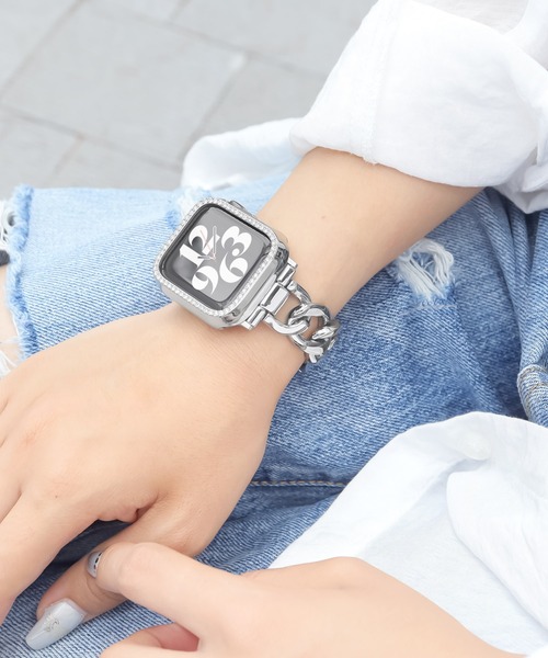 Urban Coral(アーバンコーラル)の「Apple Watch Band / アップルウォッチ バンド チェーン / Urban Coral(デジタル腕時計・レディース・ブラック/ピンク/シルバー/ピンクゴールド/ゴールド系その他/ゴールド・40mm/44mm)」の17枚目の写真