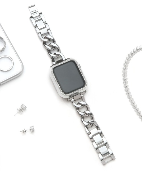 Urban Coral(アーバンコーラル)の「Apple Watch Band / アップルウォッチ バンド チェーン / Urban Coral(デジタル腕時計・レディース・ブラック/ピンク/シルバー/ピンクゴールド/ゴールド系その他/ゴールド・40mm/44mm)」の21枚目の写真