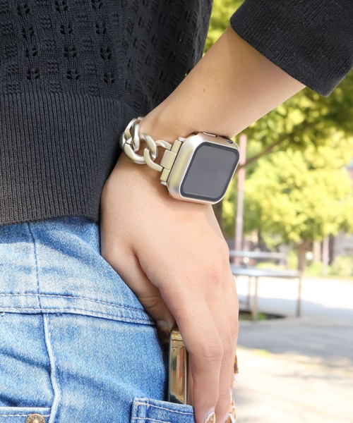 Urban Coral(アーバンコーラル)の「Apple Watch Band / アップルウォッチ バンド チェーン / Urban Coral(デジタル腕時計・レディース・ブラック/ピンク/シルバー/ピンクゴールド/ゴールド系その他/ゴールド・40mm/44mm)」の15枚目の写真