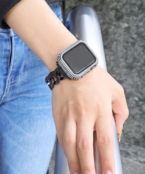 Urban Coral(アーバンコーラル)の「Apple Watch Band / アップルウォッチ バンド チェーン / Urban Coral(デジタル腕時計・レディース・ブラック/ピンク/シルバー/ピンクゴールド/ゴールド系その他/ゴールド・40mm/44mm)」の16枚目の写真