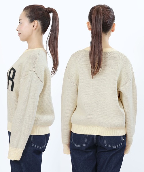 MARY QUANT（マリークワント）の「BAZAARアイコンロゴ プルオーバー（ニット/セーター・レディース・イエロー/オレンジ/ホワイト/ブラック・M）」の13枚目の写真