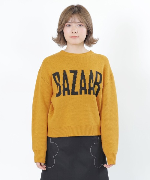 MARY QUANT（マリークワント）の「BAZAARアイコンロゴ プルオーバー（ニット/セーター・レディース・イエロー/オレンジ/ホワイト/ブラック・M）」の19枚目の写真