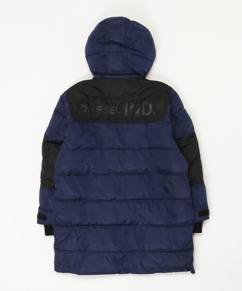 DIESEL(ディーゼル)の「メンズ ウィンタージャケット コート 中綿 ナイロン(その他アウター・メンズ・ネイビー/ブラック・LARGE/X-LARGE/SMALL/MEDIUM)」の3枚目の写真