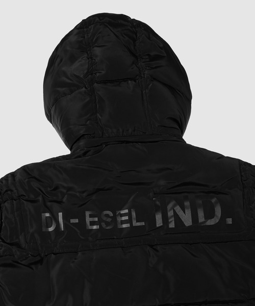 DIESEL(ディーゼル)の「メンズ ウィンタージャケット コート 中綿 ナイロン(その他アウター・メンズ・ネイビー/ブラック・LARGE/X-LARGE/SMALL/MEDIUM)」の16枚目の写真