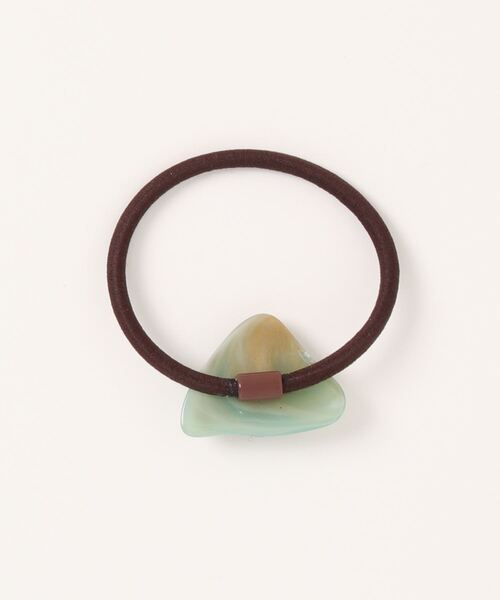 Mayree（メイリー）の「【resonance】マーブル 三角 ヘアゴム（ヘアゴム・レディース・グレー/グリーン/パープル/オレンジ・FREE）」の5枚目の写真