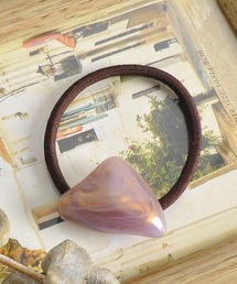 【resonance】マーブル 三角 ヘアゴム