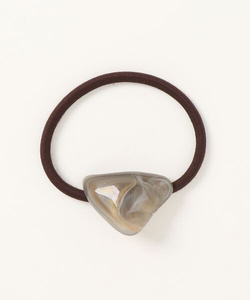 Mayree（メイリー）の「【resonance】マーブル 三角 ヘアゴム（ヘアゴム・レディース・グレー/グリーン/パープル/オレンジ・FREE）」の8枚目の写真