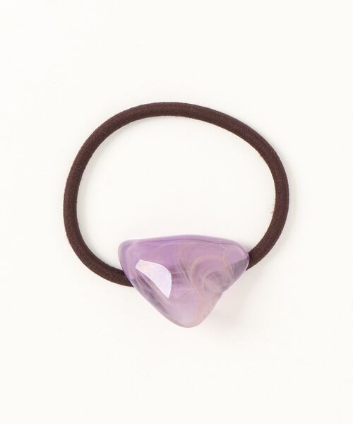 Mayree（メイリー）の「【resonance】マーブル 三角 ヘアゴム（ヘアゴム・レディース・グレー/グリーン/パープル/オレンジ・FREE）」の10枚目の写真