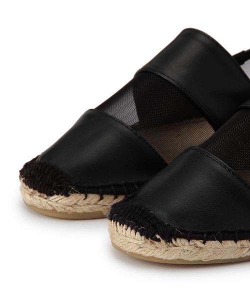 BEAUTY&YOUTH UNITED ARROWS(ビューティーアンドユースユナイテッドアローズ)の「BYBC SOLUDOS メッシュxボーダー スリッポン◆(その他シューズ・レディース・ホワイト/ブラック・7/9/6/8)」の7枚目の写真