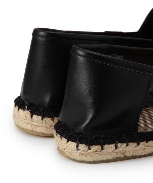 BEAUTY&YOUTH UNITED ARROWS(ビューティーアンドユースユナイテッドアローズ)の「BYBC SOLUDOS メッシュxボーダー スリッポン◆(その他シューズ・レディース・ホワイト/ブラック・7/9/6/8)」の8枚目の写真