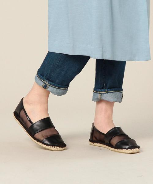 BEAUTY&YOUTH UNITED ARROWS(ビューティーアンドユースユナイテッドアローズ)の「BYBC SOLUDOS メッシュxボーダー スリッポン◆(その他シューズ・レディース・ホワイト/ブラック・7/9/6/8)」の9枚目の写真